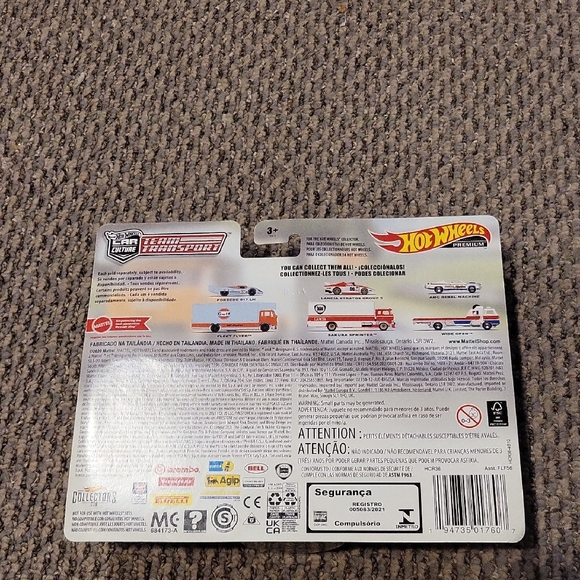 Hot Wheels Team Transport Fleet Flyer with Porsche 917 LH - Orange and Blue - Picture 2 of 3